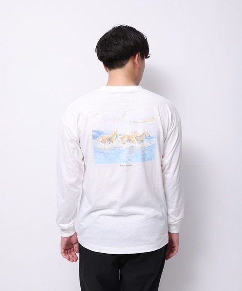 Common Noun(コモン ナウン)の「“HORSE” Shuhei Koki 天竺ロンT(Tシャツ/カットソー・レディース・ホワイト/ピンク/杢グレー・M/L)」の14枚目の写真