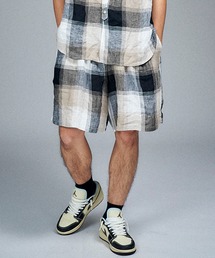 Universal Style Wear | Universal Style Wear チェッカード タック ショーツ(その他パンツ)