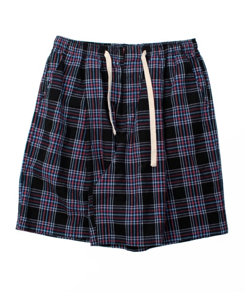 Universal Style Wear(ユニバーサルスタイルウェア)の「Universal Style Wear チェッカード タック ショーツ(その他パンツ・メンズ・オフホワイト/ブラック系その他/ブラック×ホワイト/ベージュ・MEDIUM/LARGE/X-LARGE)」の14枚目の写真