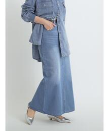 sm2rhythm | デニムロングスカート(スカート)