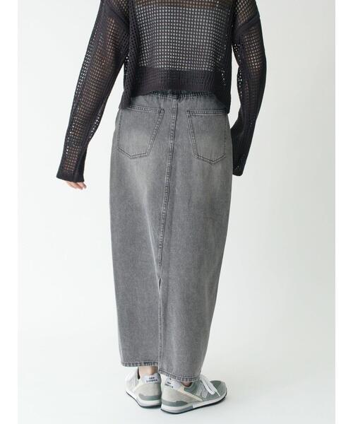 sm2rhythm（サマンサモスモスリズム）の「デニムロングスカート（スカート・レディース・ブルー/グレー・L/M）」の13枚目の写真