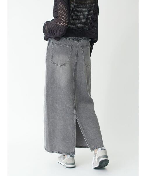 sm2rhythm（サマンサモスモスリズム）の「デニムロングスカート（スカート・レディース・ブルー/グレー・L/M）」の21枚目の写真