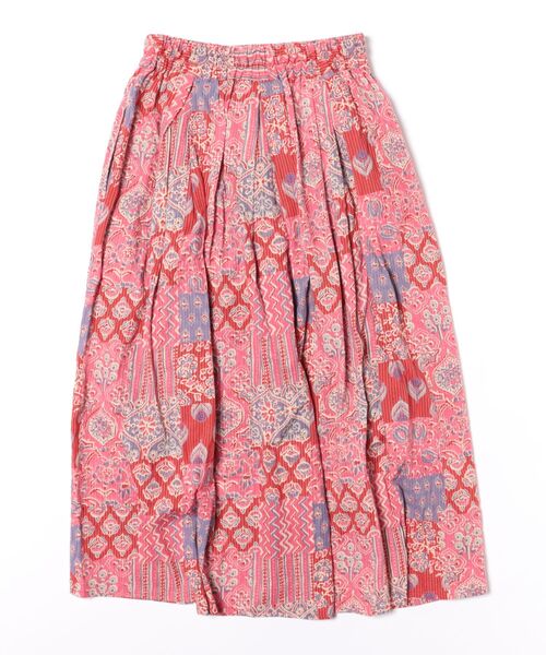 チチカカ（チチカカ）の「サシコ風パッチプリントスカート（スカート・レディース・ブルー/レッド/マスタード・FREE）」の21枚目の写真