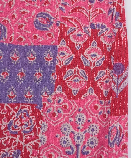 チチカカ（チチカカ）の「サシコ風パッチプリントスカート（スカート・レディース・ブルー/レッド/マスタード・FREE）」の18枚目の写真