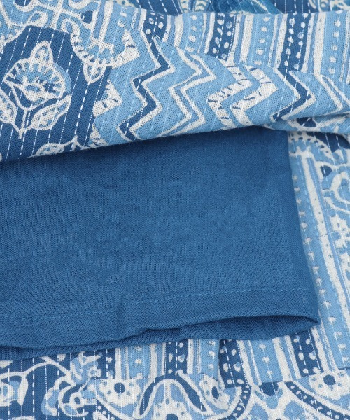 チチカカ（チチカカ）の「サシコ風パッチプリントスカート（スカート・レディース・ブルー/レッド/マスタード・FREE）」の19枚目の写真