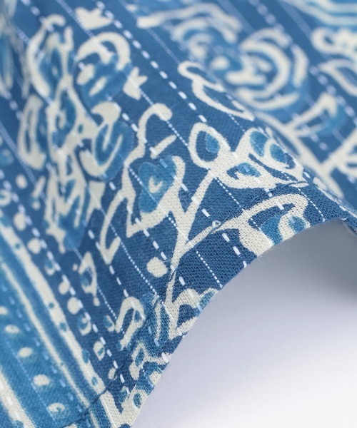 チチカカ（チチカカ）の「サシコ風パッチプリントスカート（スカート・レディース・ブルー/レッド/マスタード・FREE）」の20枚目の写真