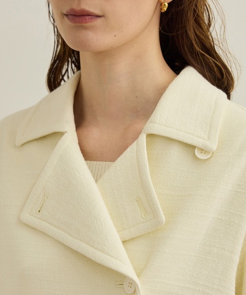 ROPE'（ロペ）の「MANTECO(マンテコ) コットンライトショートトレンチコート（トレンチコート・レディース・オフホワイト・FREE）」の17枚目の写真