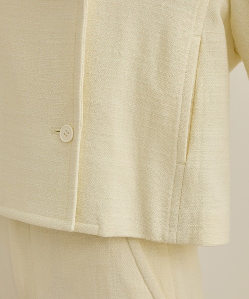 ROPE'（ロペ）の「MANTECO(マンテコ) コットンライトショートトレンチコート（トレンチコート・レディース・オフホワイト・FREE）」の11枚目の写真