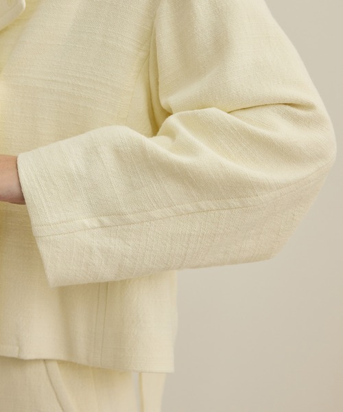 ROPE'（ロペ）の「MANTECO(マンテコ) コットンライトショートトレンチコート（トレンチコート・レディース・オフホワイト・FREE）」の13枚目の写真