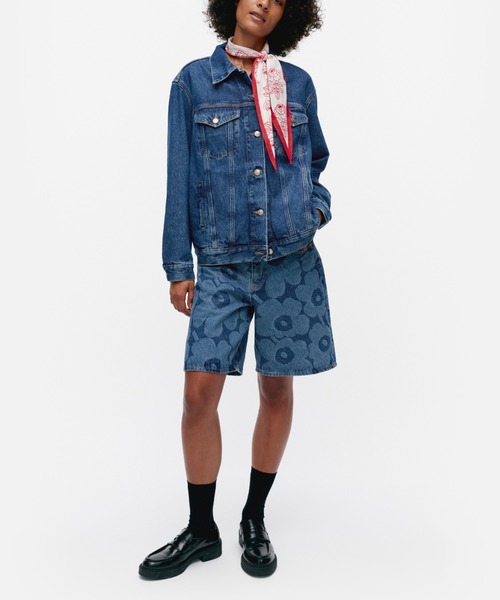 【美品】マリメッコ　ジャケット Maridenim】 Murros Uni / jacket（デニムジャケット）｜marimekko