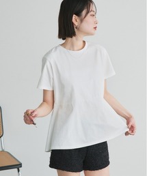 ペプラムフリル デザインTシャツ
