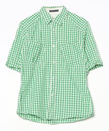 47536　ツモリチサト　半袖ブラウス　グリーン 中古・古着通販】tsumori chisato (ツモリチサト) シルク