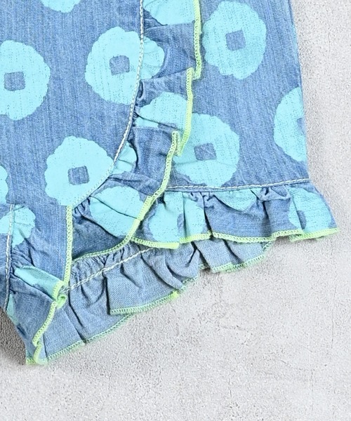 MARKEY'S（マーキーズ）の「はなはなデニムフリルキュロットパンツ（デニムパンツ・キッズ・ブルー/ライトブルー・80/90/100/110/120/130/140/150）」の20枚目の写真