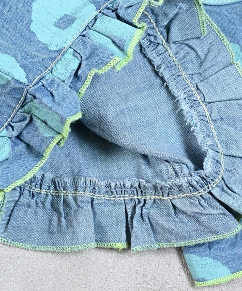 MARKEY'S（マーキーズ）の「はなはなデニムフリルキュロットパンツ（デニムパンツ・キッズ・ブルー/ライトブルー・80/90/100/110/120/130/140/150）」の21枚目の写真