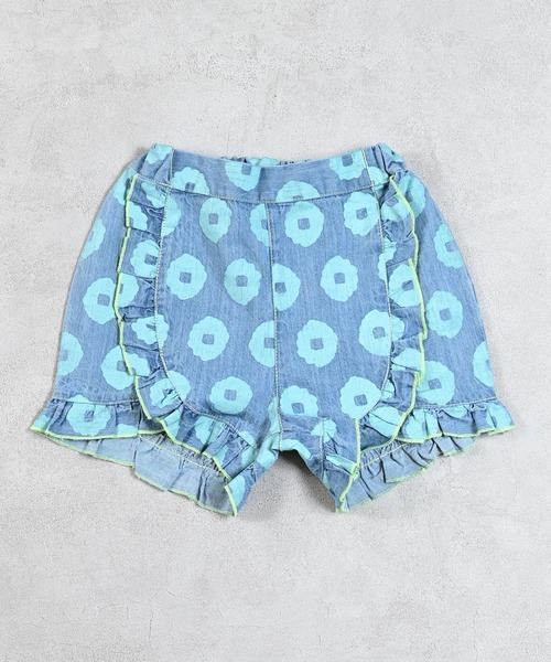 MARKEY'S（マーキーズ）の「はなはなデニムフリルキュロットパンツ（デニムパンツ・キッズ・ブルー/ライトブルー・80/90/100/110/120/130/140/150）」の17枚目の写真