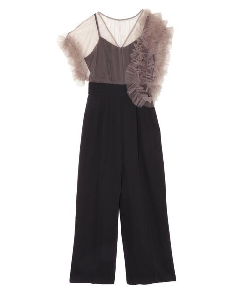 LAGUNAMOON（ラグナムーン）の「【WEB限定】LADYチュールドッキングコンビネゾン（パンツドレス・レディース・ブラック/その他1/チャコールグレー/イエロー・X-SMALL/LARGE/SMALL/MEDIUM）」の21枚目の写真