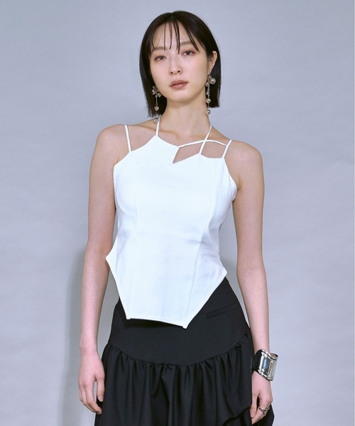 新品⭐️ SHOKOさん　チェーンキャミソール　Mサイズ Avail - shoko AVAIL シルバーチェーンキャミソールの通販 by