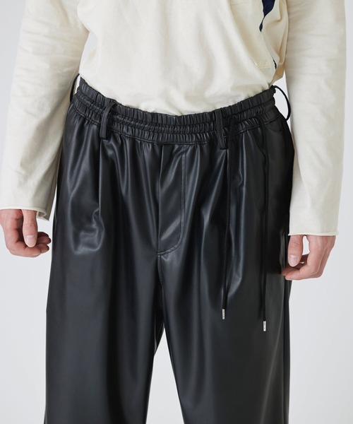 【新品】DIET BUTCHER/ダイエットブッチャー trouserトラウザー セール】DIET BUTCHER/ダイエットブッチャー Faux leather
