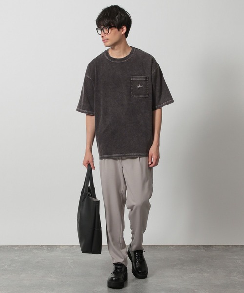 LAKOLE(ラコレ)の「デニムライク刺繍T / 324581(Tシャツ/カットソー・メンズ・ブルー/ブラック/その他9/インディゴブルー・MEDIUM/LARGE/X-LARGE)」の11枚目の写真