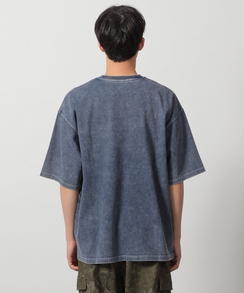LAKOLE(ラコレ)の「デニムライク刺繍T / 324581(Tシャツ/カットソー・メンズ・ブルー/ブラック/その他9/インディゴブルー・MEDIUM/LARGE/X-LARGE)」の15枚目の写真