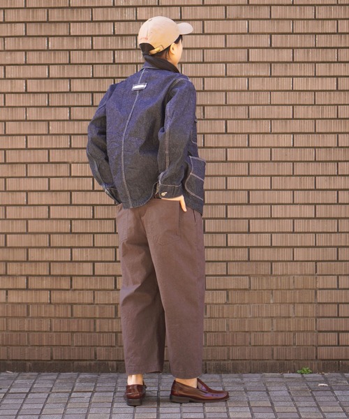 BROOKLYN OVERALL(ブルックリンオーバーオール)の「4パッチカバーオール11oz(デニムジャケット・メンズ・ネイビー・SMALL/MEDIUM/LARGE)」の16枚目の写真