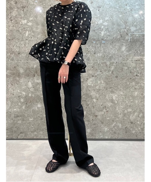 LE CIEL BLEU（ルシェルブルー）の「ストレートトラウザー / Straight Trousers（その他パンツ・レディース・ブルー/ブラック/グレー・34/36/38）」の12枚目の写真