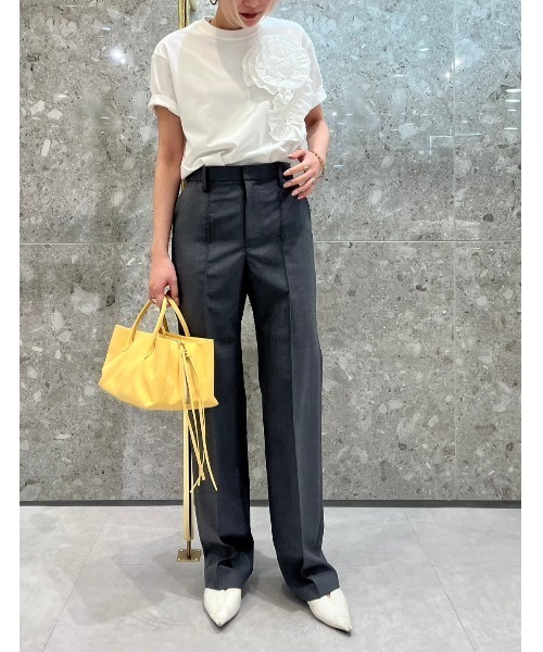 LE CIEL BLEU（ルシェルブルー）の「ストレートトラウザー / Straight Trousers（その他パンツ・レディース・ブルー/ブラック/グレー・34/36/38）」の14枚目の写真