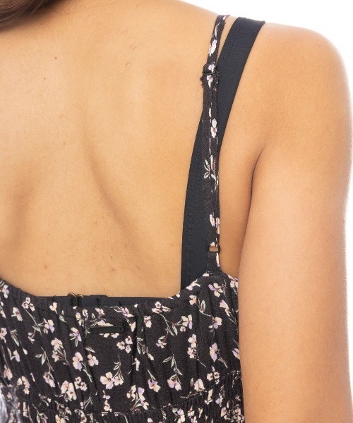 BILLABONG（ビラボン）の「BILLABONG レディース 【TROPICAL HIGHS】 TAKE YOUR TIME ワンピース 【2025年春夏モデル】/ビラボン総柄キャミワンピース（ワンピース・レディース・ブラック系その他・SMALL）」の3枚目の写真