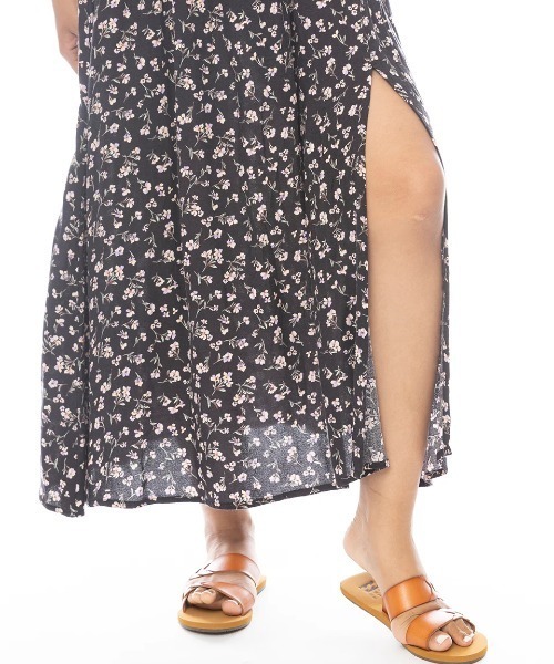 BILLABONG（ビラボン）の「BILLABONG レディース 【TROPICAL HIGHS】 TAKE YOUR TIME ワンピース 【2025年春夏モデル】/ビラボン総柄キャミワンピース（ワンピース・レディース・ブラック系その他・SMALL）」の6枚目の写真