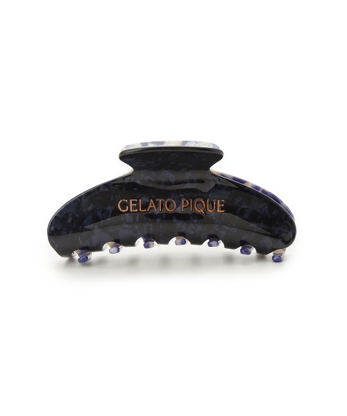 gelato pique（ジェラートピケ）の「ロゴヘアクリップ（バレッタ/ヘアクリップ・レディース・ネイビー/クリーム/コーラルピンク・FREE）」の10枚目の写真