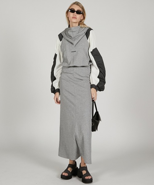 PRANK PROJECT ドレープフーディワンピース ドレープフーディワンピース / Draped Hoodie Dress（ワンピース