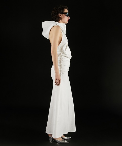 ドレープフーディワンピース / Draped Hoodie Dress（ワンピース