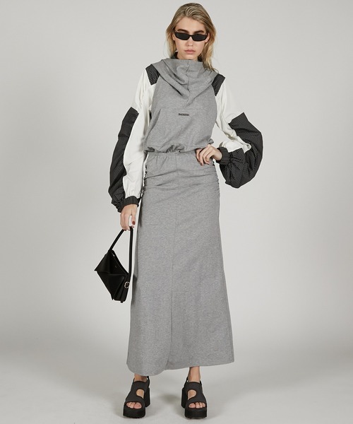 PRANK PROJECT ドレープフーディワンピース ドレープフーディワンピース / Draped Hoodie Dress(ワンピース