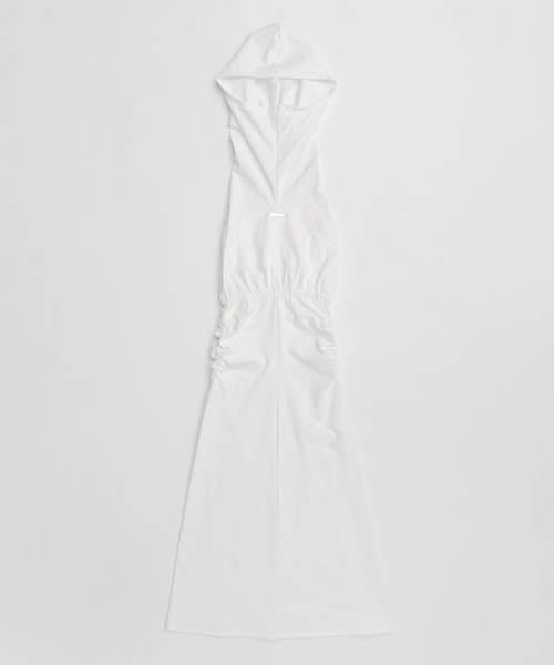 PRANK PROJECT（プランクプロジェクト）の「ドレープフーディワンピース / Draped Hoodie Dress（ワンピース・レディース・ホワイト/グレー/チャコールグレー・36/38）」の19枚目の写真
