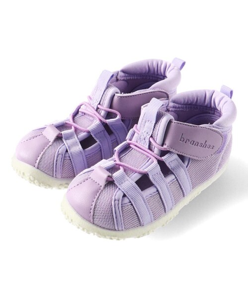 BRANSHES（ブランシェス）の「水抜きソールサンダル（サンダル・キッズ・カラフル/ブラック/ラベンダー/オレンジ・17.0cm/15.0cm/19.0cm/16.0cm/20.0cm/21.0cm/18.0cm）」の2枚目の写真