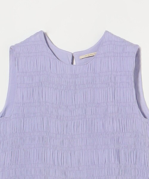 NE QUITTEZ PAS!（ヌキテパ）の「＜ne Quittez pas＞SHIRRING ノースリーブ ワンピース ＜Select by EMMEL REFINES＞（ワンピース・レディース・ブラック/ライラック・S/M）」の4枚目の写真