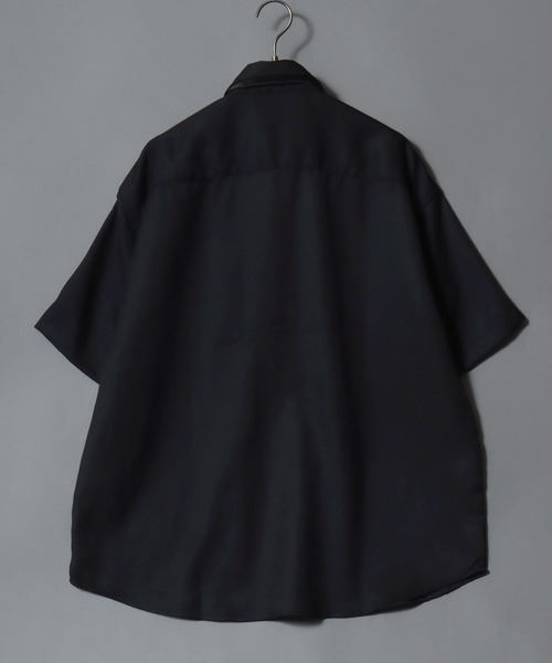 ANPAS（アンパス）の「ANPAS Oversized Short-Sleeve Shirt with Tie / アンパス 別注 ネクタイ付きオーバーサイズ半袖シャツ ワイドシルエット メンズ レギュラーカラー（シャツ/ブラウス・メンズ・ホワイト/ライトグレー/ブラック/ベージュ/ブルー・M/L）」の15枚目の写真