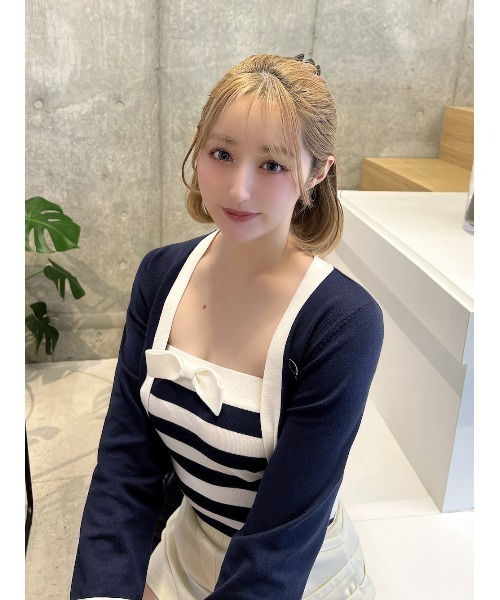 Darich（ダーリッチ）の「レイヤードボーダーニットアンサンブル