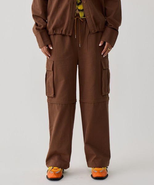 BEEDEN（ビーデン）の「2WAY WORK PT（その他パンツ・レディース・ホワイト/ネイビー/ブラウン・FREE）」の2枚目の写真