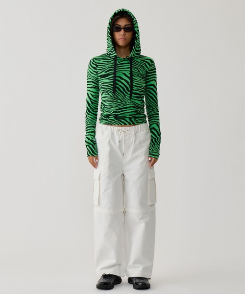 BEEDEN（ビーデン）の「2WAY WORK PT（その他パンツ・レディース・ホワイト/ネイビー/ブラウン・FREE）」の5枚目の写真