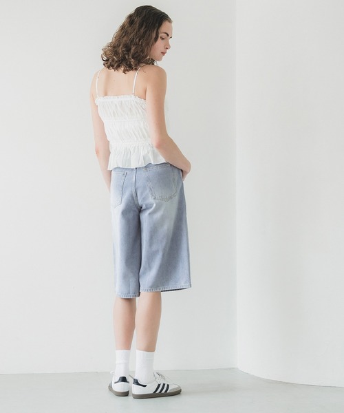 coca（coca）（コカ）の「【WEB限定セール】デニムバミューダパンツ（その他パンツ・レディース・ブルー・M/L/S）」の6枚目の写真