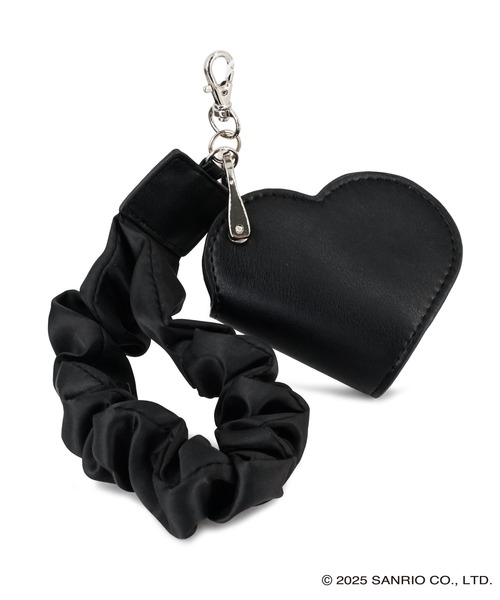 sanrio(サンリオ)の「【WEB限定商品】【当店限定】Sanrio characters(サンリオキャラクターズ) ギャザーストラップ付ハート形スマートキーケース キーホルダー チャーム / クロミ KU-463(キーケース/キーアクセサリー・レディース・ブラック・FREE)」の8枚目の写真