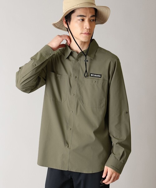Columbia(コロンビア)の「Columbia/ グレイシャルビスタ ロングスリーブ シャツ /コロンビア(シャツ/ブラウス・メンズ・ブラック/ブラウン/ネイビー/グレー/ブルー/ホワイト/グリーン・L/XL/M/S)」の5枚目の写真