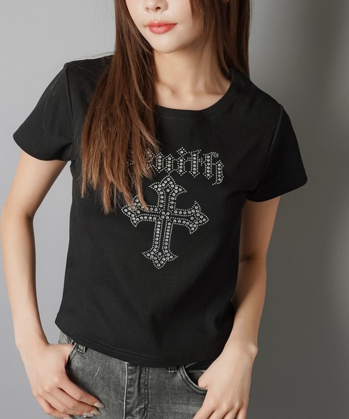 STONE  Logo Print 半袖 Tシャツ 半袖 オーバーサイズド パフォーマンス Tシャツ Shadow Logo