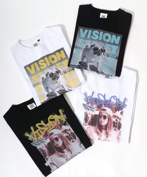 VISION STREET WEAR(ヴィジョンストリートウェア)の「VISION STREET WEAR/ビジョンストリートウェア オーバーサイズ イラスト フォト ワンポイントロゴ バックプリント 半袖Tシャツ レディース メンズ(Tシャツ/カットソー・メンズ・ブラック/ホワイト/ホワイト系その他/ブラック系その他/ホワイト系その他2/ホワイト系その他3/ホワイト系その他4/ホワイト系その他5/ホワイト系その他6/ブラック系その他2/ブラック系その他3/ブラック系その他4/ブラック系その他5/ブラック系その他6・M/L/LL)」の22枚目の写真