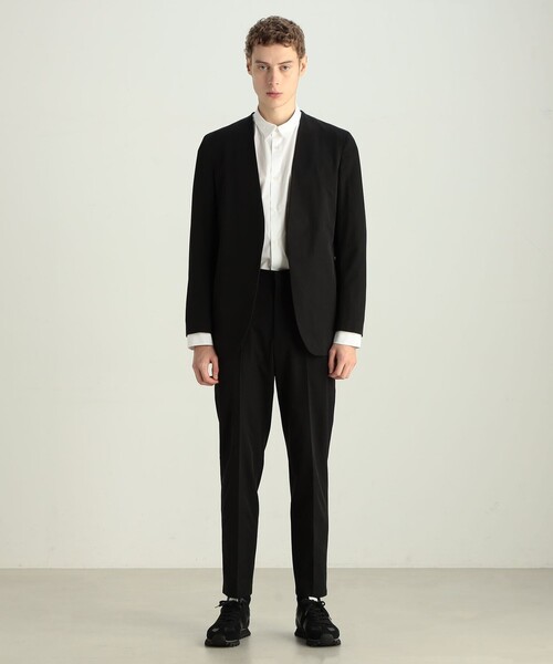 EDITION（エディション）の「NS.ポリエステル ストレート スラックス（スラックス・メンズ・ブラック・L/M/S）」の2枚目の写真