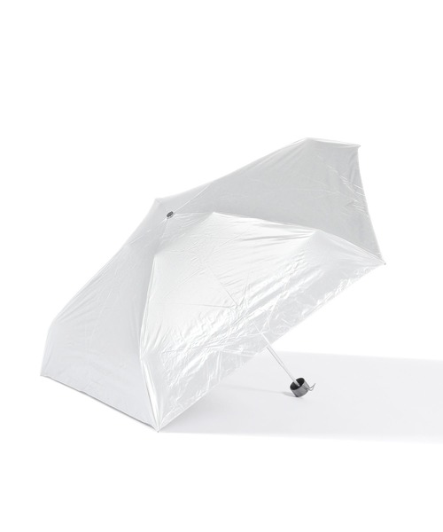 GLOBAL WORK(グローバルワーク)の「晴雨兼用/ALL WEATHER UMBRELLA/459433(折りたたみ傘・レディース・オフホワイト/シルバー/ブラック・FREE)」の3枚目の写真