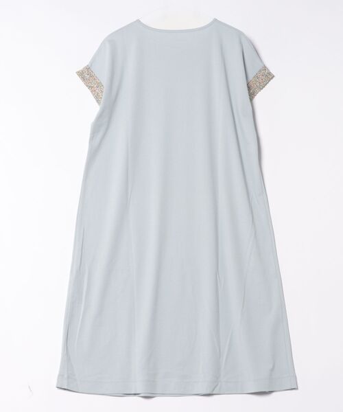 KID BLUE(キッドブルー)の「キッドブルー -25サマーTシャツ -半袖ワンピース -KOBR347 -kidblue(ワンピース・レディース・ブラック/アイボリー/サックスブルー・M)」の4枚目の写真