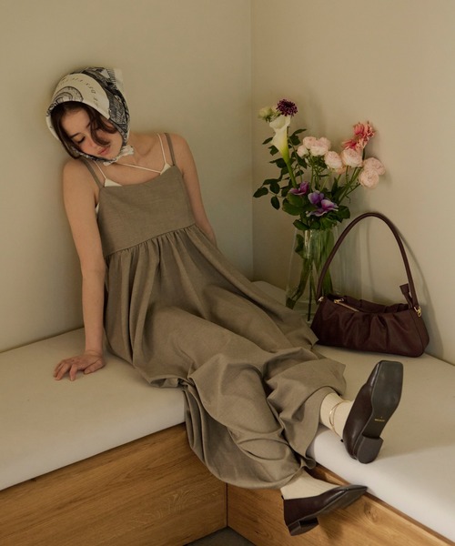 loin nuit（ロワンニュイ）の「random pick cami onepiece / ランダムピックキャミワンピース（ワンピース・レディース・アイボリー/グレー/ベージュ・FREE）」の20枚目の写真