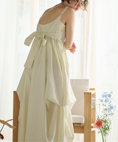 loin nuit（ロワンニュイ）の「random pick cami onepiece / ランダムピックキャミワンピース（ワンピース・レディース・アイボリー/グレー/ベージュ・FREE）」の8枚目の写真